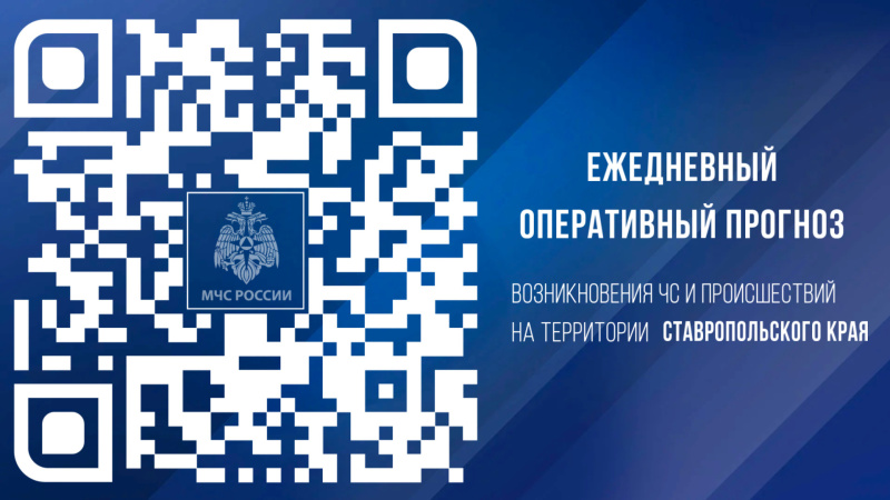 Оперативный ежедневный сводный прогноз возникновения и развития ЧС, связанных с состоянием (изменением) погодных условий в Ставропольском крае на 04 октября 2024 года